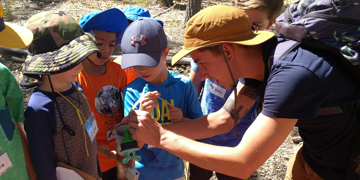 Kids at Nature Discovery class.